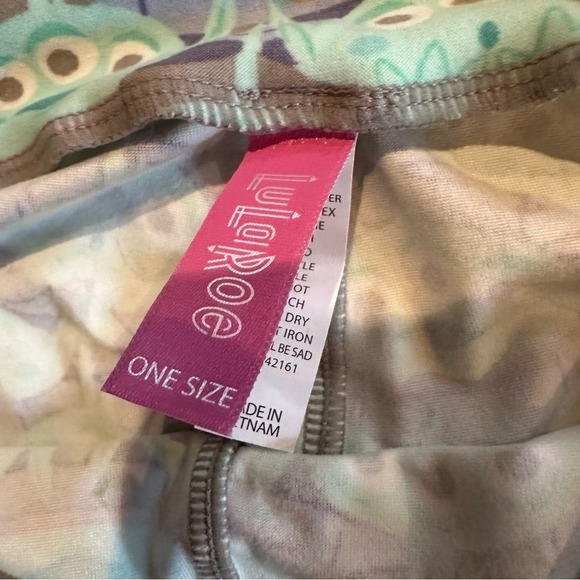 Lularoe, Disney Toy Story alien leggings, light blue OS NWOT - Picture 4 of 4